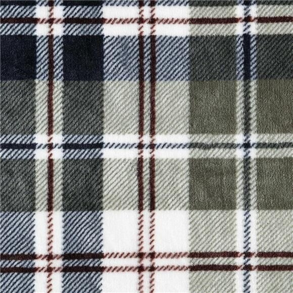 Ultra Soft Plush Throw Blanket Reversible Sherpa Fleece Couch Bed 50x60 Green - Picture 7 of 8